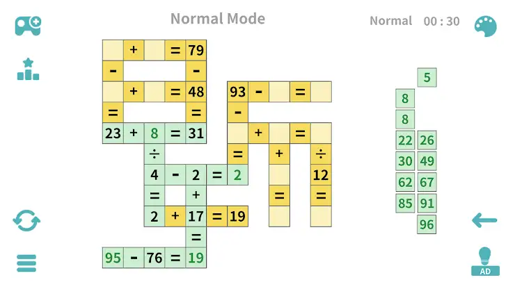 Cross Math Quest screenshot 2