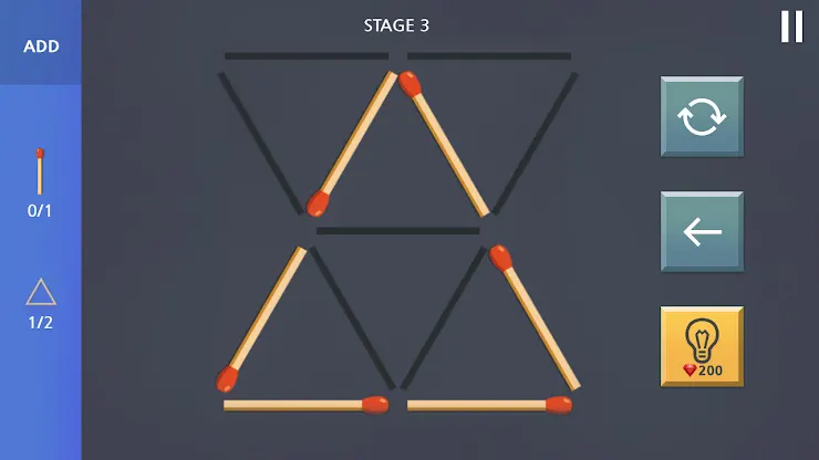 Matchstick Puzzle King screenshot 1