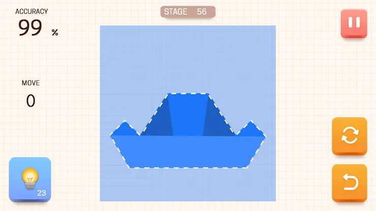 Paper Folding Puzzle screenshot 2