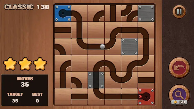 Moving Ball Puzzle screenshot 2