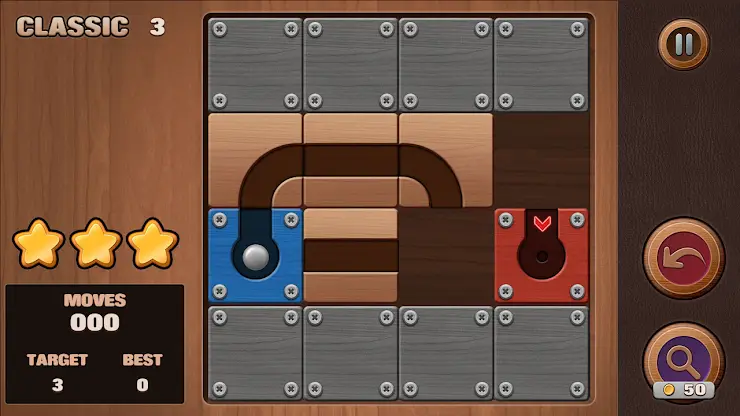 Moving Ball Puzzle screenshot 1