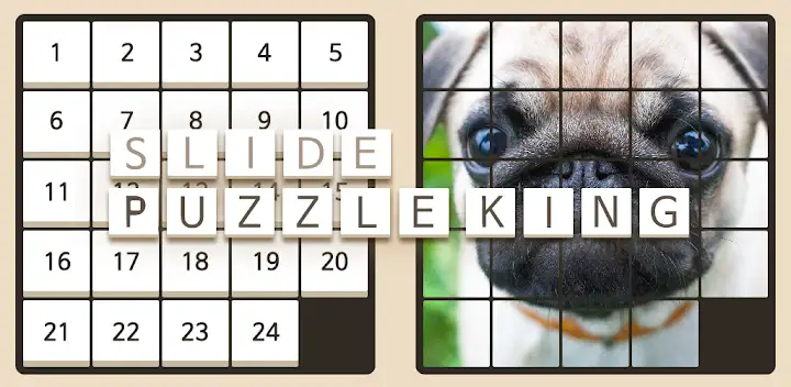Slide Puzzle King — Android game banner