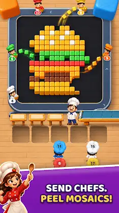 Chef Loop: Color Puzzle screenshot 1
