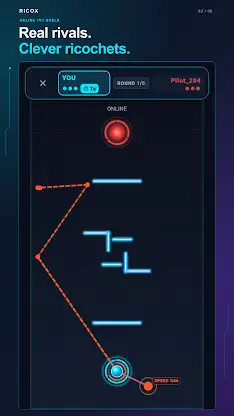 RICOX: Ricochet Physics Puzzle screenshot 2