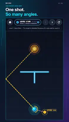 RICOX: Ricochet Physics Puzzle screenshot 1