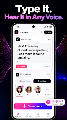 VoClone: AI Voice Changer screenshot 1