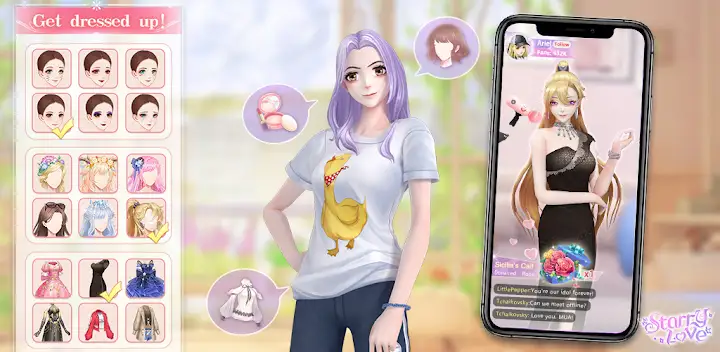 Starry Love — Android game banner