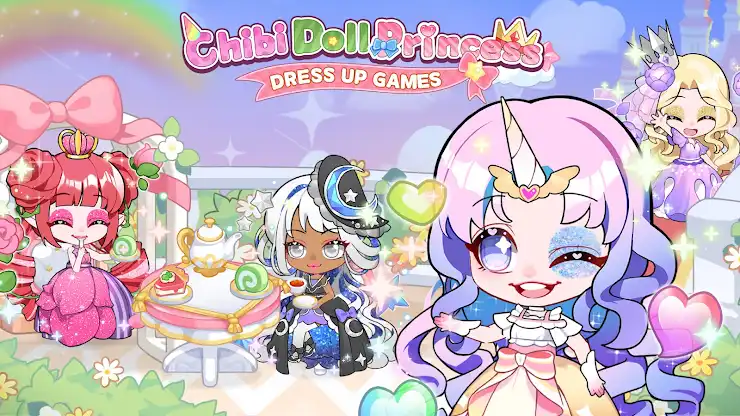 Chibi Doll Princess Dress up screenshot 5