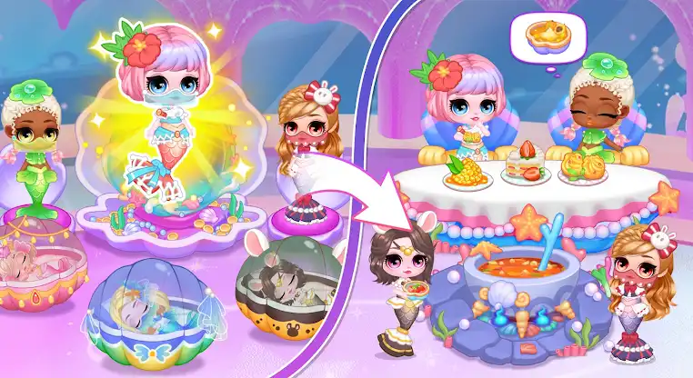 Sweet Dolls：Mermaid Princess screenshot 2
