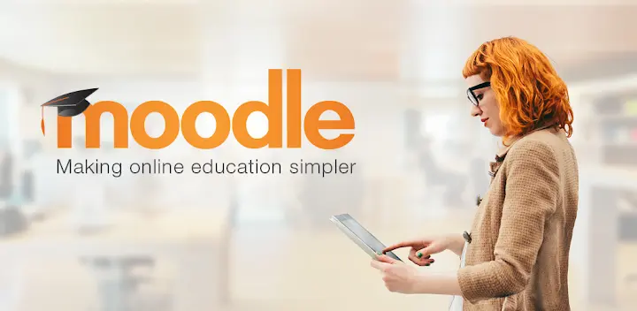 Moodle — Android app banner