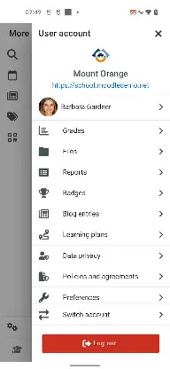 Moodle screenshot 7