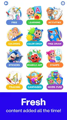 Coloring with Blippi & Friends screenshot 2
