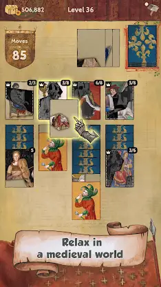 Medieval Solitaire screenshot 4