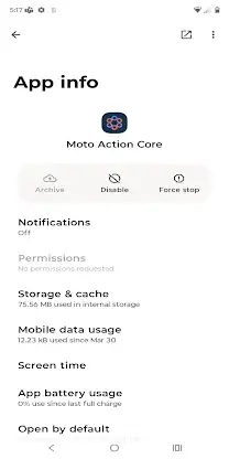 Moto Action Core screenshot 2