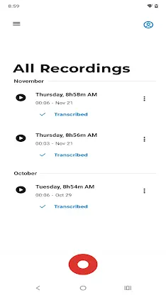Recorder screenshot 2