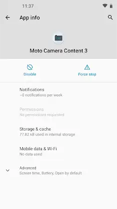 Moto Camera Content 3 screenshot 1