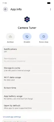Moto Camera Tuner A17 screenshot 1