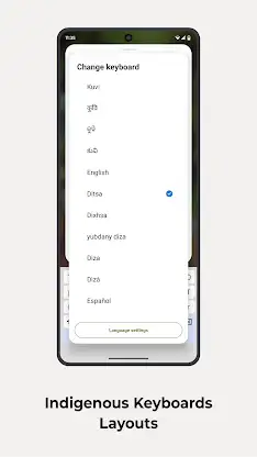 Motorola Indigenous Keyboard screenshot 1
