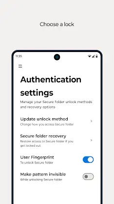 Secure folder screenshot 3