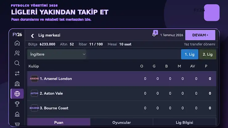 Futbolcu Yönetimi 2026 screenshot 6