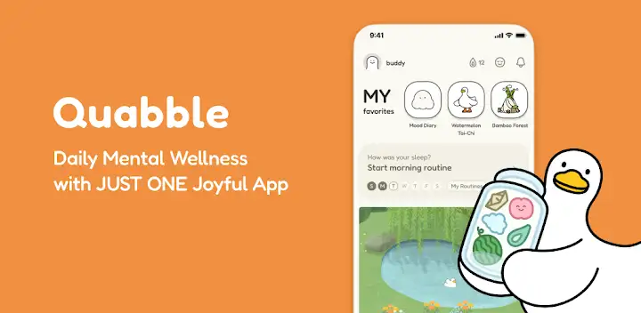 Quabble: Daily Mental Wellness — Android app banner