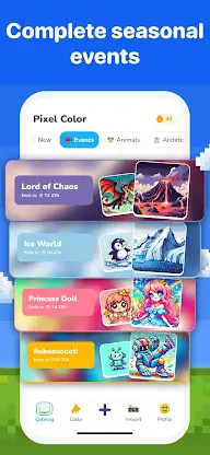 Pixel Color: Paint by Number screenshot 3