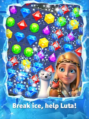 Snow Queen 2 Luta Hunt Match 3 screenshot 4