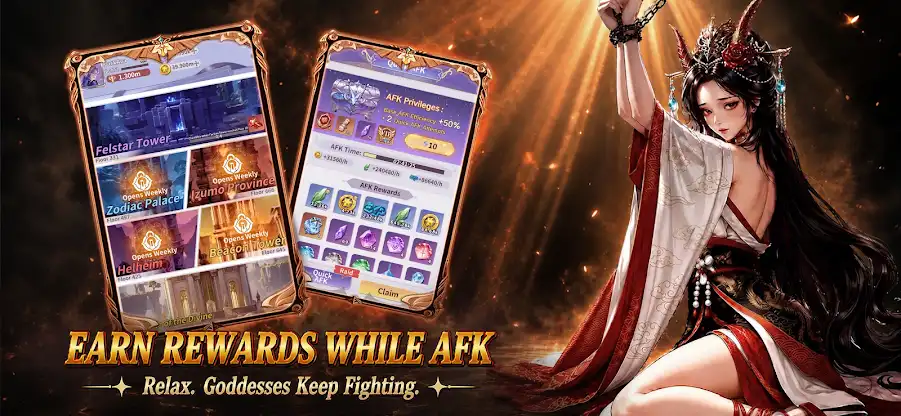 OMG Goddess: Idle Legends screenshot 6