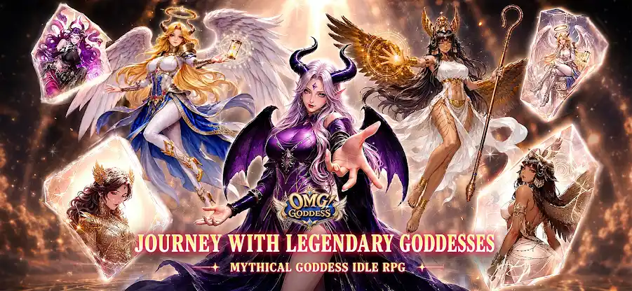 OMG Goddess: Idle Legends screenshot 1