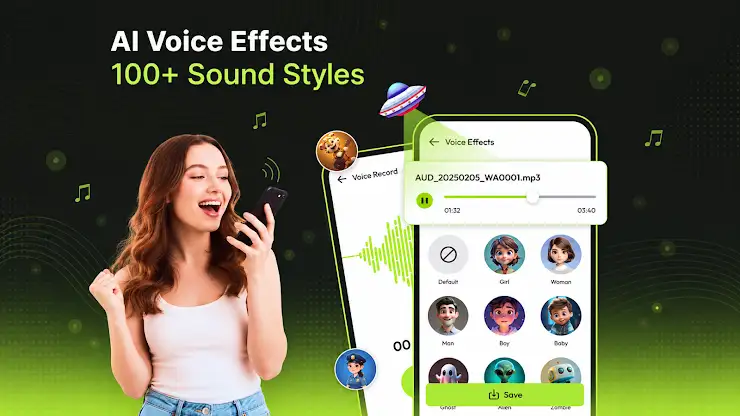 Audio Effects - Voice Changer screenshot 1