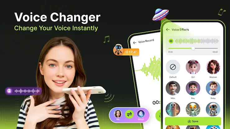 Audio Effects - Voice Changer screenshot 2