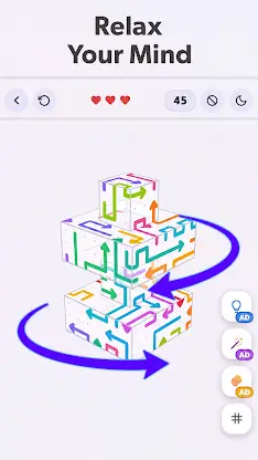 Chevron Cube 3D screenshot 3