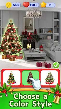 Christmas Home Design Game screenshot 1