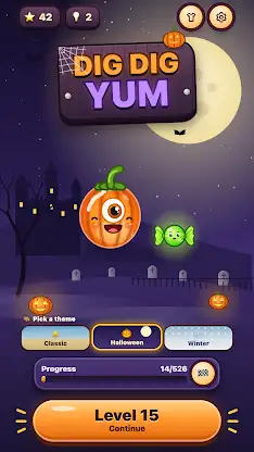 Dig Dig Yum: Sand Puzzle screenshot 1