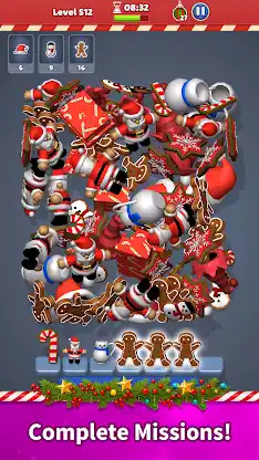 Santa Quest 3D Match Puzzle screenshot 5