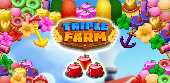 Triple Farm - Matching Game — Android game banner