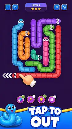 Worm Maze: Logic Puzzle screenshot 1