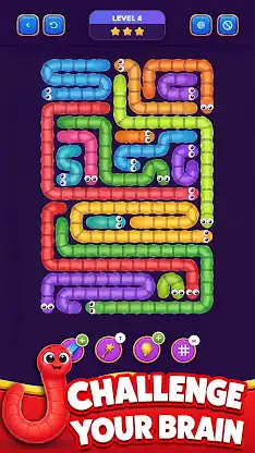 Worm Maze: Logic Puzzle screenshot 2