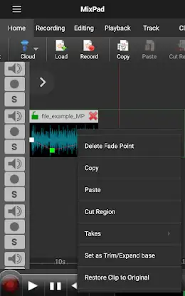 MixPad Master's Edition Trial screenshot 1