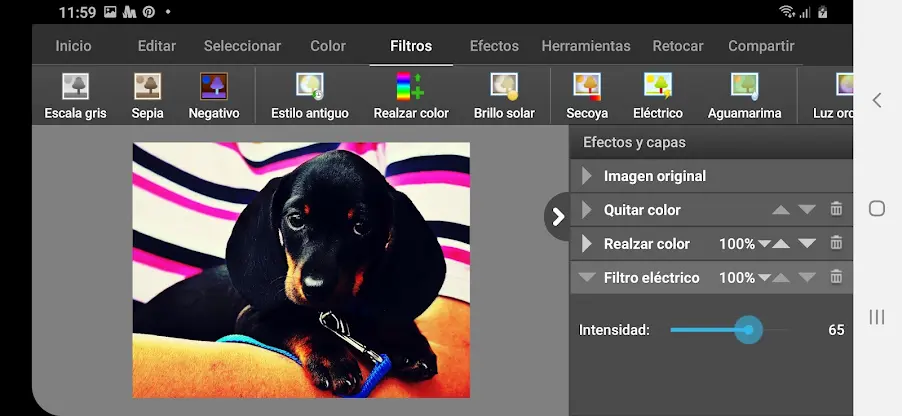 PhotoPad editor de fotografías screenshot 5