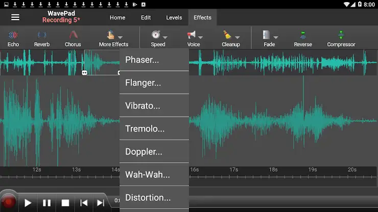 WavePad Audio Editor screenshot 7
