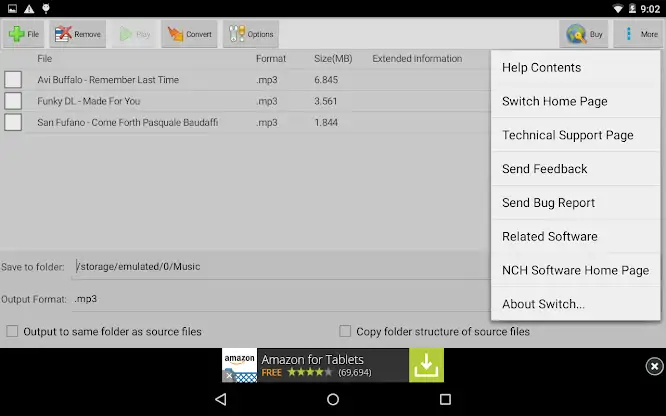 Switch Audio Converter screenshot 3