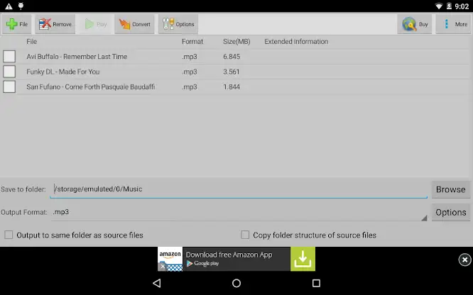 Switch Audio Converter screenshot 1