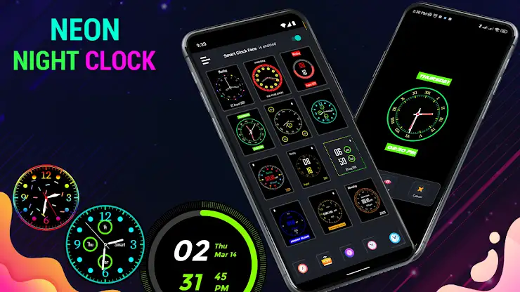 Neon Digital Clock screenshot 6