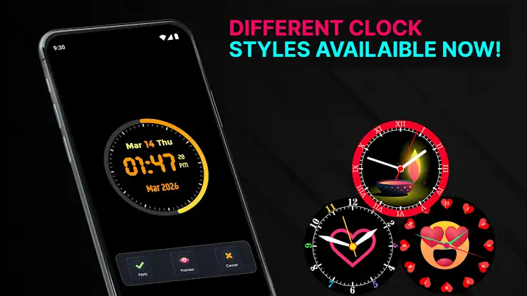 Neon Digital Clock screenshot 7