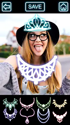 Neon Crown Photo Editor screenshot 2