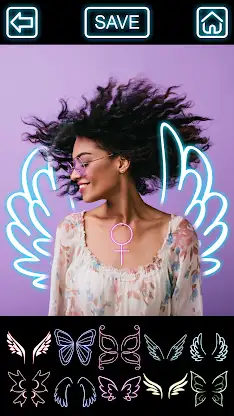 Neon Crown Photo Editor screenshot 5