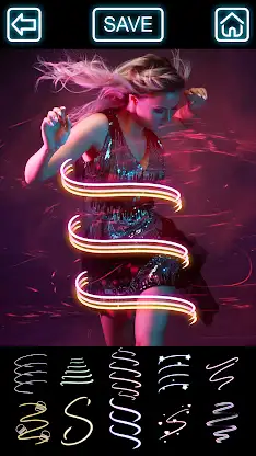 Neon Crown Photo Editor screenshot 1