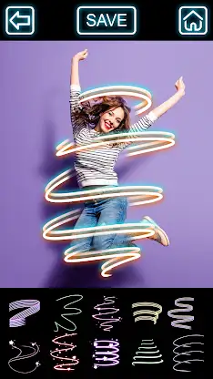 Neon Crown Photo Editor screenshot 4
