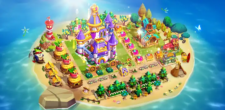 Merge Fantasy Island — Android game banner